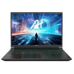 GIGABYTE Ноутбук игровой G6X 16", 2024, IPS, Intel Core i7 13650HX 2.6ГГц, 14-ядерный, 16ГБ DDR5, 1ТБ SSD, NVIDIA GeForce RTX 4060 для ноутбуков - 8 ГБ, FreeDOS, серый [9kg-43kz854sd]