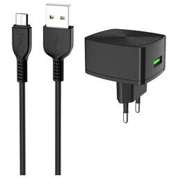 HOCO (6931474706645) C70Am Black + кабель MICRO USB