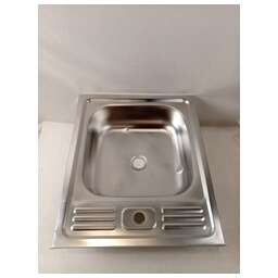 FABIA м00003 Мойка накладная 50х60 см, толщина 0,4 мм, глубина 160 мм, без сифона (8751877)