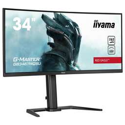 IIYAMA 34" Монитор G-Master GB3467WQSU-B5, 3440x1440, VA, 165Гц, 2хHDMI, 2хDP, изогнутый, черный