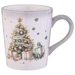 AGNESS КРУЖКА "С НОВЫМ ГОДОМ " 12,2*8,8*10 СМ 320 МЛ (КОР=24ШТ.) 358-2268