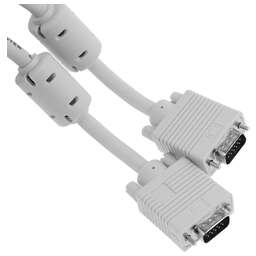 NINGBO Кабель CAB016S-10m VGA (m) VGA (m) 10м (CAB016S-10M-BR) феррит.кольца (блистер)