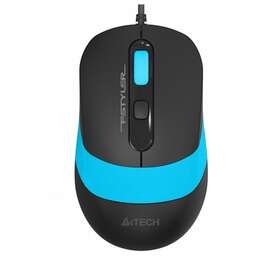A4TECH Мышь Fstyler FM10 черный/синий оптическая 1600dpi USB 4but (FM10 BLUE)