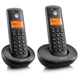 MOTOROLA Р/Телефон Dect E202 черный (труб. в компл.:2шт) АОН