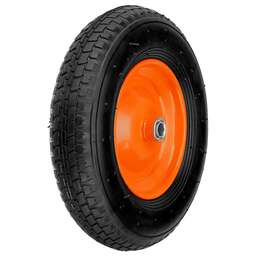 PALISAD Колесо пневматическое 4.80/4.00-8 D 380 мм, внутренний подшипник D 20 мм, длина оси 90 мм 68948