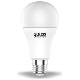 GAUSS Умная лампа Smart Home E27 белая 10Вт 1055lm Wi-Fi (1шт) [1080112]