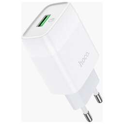 HOCO (6931474732514) СЗУ HOCO C72Q Glorious single port charger белый