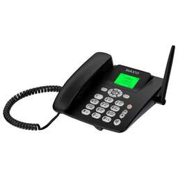 MAXVI Стационарный телефон с поддержкой двух SIM-карт RT-02 black