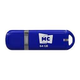 MORE CHOICE (4620202558954) USB 64GB 3.0 МФБ64 Blue