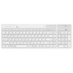 A4TECH Клавиатура Fstyler FBK27C AS, USB, Bluetooth/Радиоканал, белый