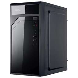 KINGPRICE Корпус KPCC-MN208 черный без БП mATX 1x80mm 2x120mm 2xUSB2.0 audio
