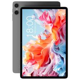 TECLAST Планшет P30T Case T606 (1.6) 8C RAM4Gb ROM128Gb 10.1" IPS 1280x800 Android 15 серый 5Mpix 2Mpix BT WiFi microSD 256Gb 6000mAh 12hr