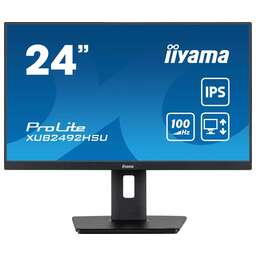 IIYAMA Монитор 23.8" ProLite XUB2492HSU-B6 черный IPS LED 0.4ms 16:9 HDMI M/M матовая HAS Piv 250cd 178гр/178гр 1920x1080 100Hz DP FHD USB 4.9кг