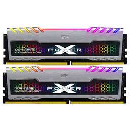 SILICON POWER Память DDR4 2x16GB 3600MHz SP032GXLZU360BDB Xpower Turbine RGB RTL Gaming PC4-28800 CL18 DIMM 260-pin 1.35В kit single rank с радиатором Ret