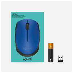 LOGITECH Мышь беспроводная M171 - синий