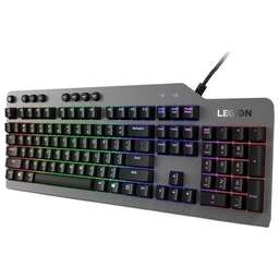 LENOVO Клавиатура Legion K500 RGB механическая черный USB Multimedia for gamer LED (подставка для запястий)