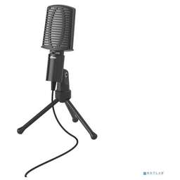 RITMIX RDM-125 Black {конденсаторный, всенаправленный, -30±3dB (0dB=1V / Pa на 1kHz), 50Hz-16kHz, ?2.2 k?, 3,5 мм, 1,8 м, пластик}