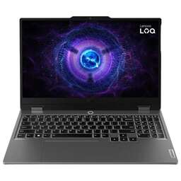 LENOVO 15.6" Loq 15IRX9 Core i5 13450HX/16Gb/512Gb SSD/RTX 4050-6Gb/No OS/Grey (83DV01EQSA) ПИ