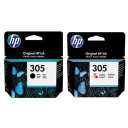 HP Картридж 305 (3YM60AE+3YM61AE), черный / трехцветный / 6ZD17AE