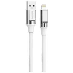 AKSBERRY (6900291900017) X159 Silicone USB-A Lightning, белый
