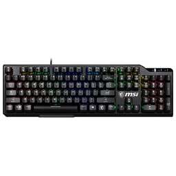 MSI Клавиатура VIGOR GK41 LR RU механическая черный USB Multimedia for gamer LED (S11-04RU248-CLA)