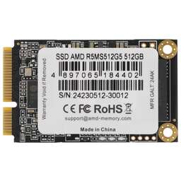 AMD Накопитель SSD SATA 512GB R5MS512G5 Radeon R5 mSATA