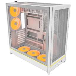 MONTECH Корпус HS01 белый без БП ATX 11x120mm 2x140mm 2xUSB3.0 audio bott PSU