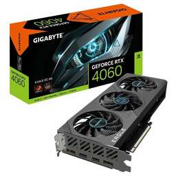 GIGABYTE Видеокарта NVIDIA GeForce RTX 4060 GV-N4060EAGLE OC-8GD 8ГБ Eagle, GDDR6, OC, Ret