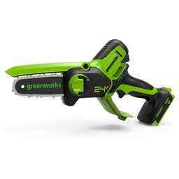 GREENWORKS Цепная пила G24MCS10, 24В, 2Ач, с одним аккумулятором [2008207ua]
