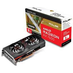 SAPPHIRE Видеокарта AMD Radeon RX 7600 11324-01-20G PULSE RX 7600 GAMING 8ГБ Pulse, GDDR6, Ret