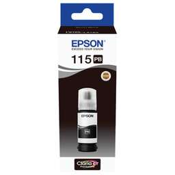 EPSON Чернила 115 C13T07D14A черный фото 70мл для L8160/8180