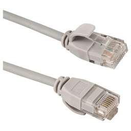 LANMASTER Патч-корд LAN-PC45/28-U6A-1.5-GY UTP RJ-45 вил.-вилка RJ-45 кат.6A 1.5м серый LSZH