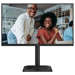 AOC 23.8" Монитор 24E4U, 1920x1080, IPS, 120Гц, 1хHDMI, 1хDP, черный