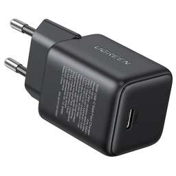 UGREEN Сетевое зарядное устройство X513 (55531) 30W USB-C GaN Fast Charger EU. Цвет: серый