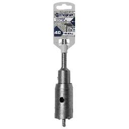 MONOGRAM (089-137) Коронка твердосплавная по бетону Basis 40х50/160 мм с адаптером SDS-plus