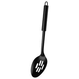 MALLONY Ложка с отверстиями CLASSICO NERO из нержавеющей стали, цвет - черный, non-stick (раб часть) (105269)