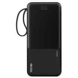 TECNO Мобильный аккумулятор OnGO L101 10000mAh 12W 2.4A 2xUSB-A/USB-C черный