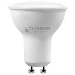 THOMSON Лампа светодиодная TH-B2327 8Вт цок.:GU10 полусф. 220B св.свеч.бел.хол. MR16 (упак.:1шт)