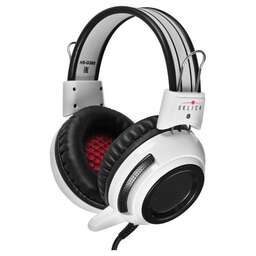 OKLICK Наушники с микрофоном Оклик HS-G300 ARMAGEDDON белый/черный 2.2м мониторные оголовье (361558)
