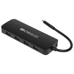 ORIGO Разветвитель USB 3.0 OU3390SNPD 4порт. черный (OU3390SNPD/B1)