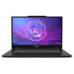 MSI Ноутбук Venture 17 AI A2HMG-010XRU 17.3", IPS, Intel Core Ultra 7 255H 2ГГц, 16-ядерный, 16ГБ DDR5, 512ГБ SSD, Intel Arc 140T, без операционной системы, серый [9s7-17u211-010]