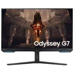 SAMSUNG Монитор 32" Odyssey G7 S32BG700EI черный IPS LED 16:9 HDMI M/M полуматовая HAS Piv 400cd 178гр/178гр 3840x2160 144Hz FreeSync Premium Pro DP 4K USB 8.3кг