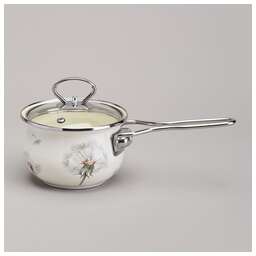 AGNESS КОВШ ЭМАЛИРОВАННЫЙ СЕРИЯ "DANDELION" 0,9Л, ДИА 14 СМ 943-059