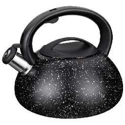 AGNESS 907-080 Black Marble нерж. 3л