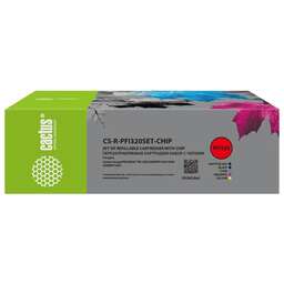 CACTUS Картридж перезаправляемый струйный CS-R-PFI320SET-CHIP черный/черный матовый/голубой/желтый/пурпурный набор 5шт.упак. для Canon imagePROGRAF TM-200/200MFP/205/300/300MFP/305/250/255/350/355 с чипом