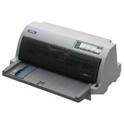 EPSON Принтер матричный LQ-690 Flatbed черно-белая печать, цвет серый [c11cj82402/c11ca13041/13051]