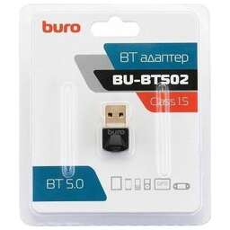 BURO USB BU-BT502 BT5.0+EDR class 1.5 20м черный