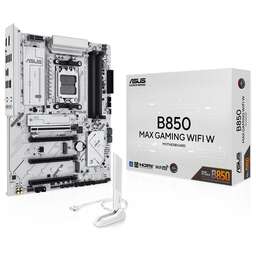 ASUS Материнская плата B850 MAX GAMING WIFI W AM5 ATX 4xDDR5 4xPCIEx16 3xM.2 USB-C DP HDMI 2.5GLAN Wi-Fi 6E