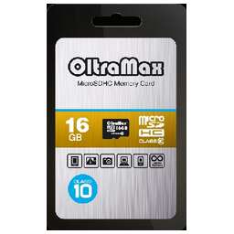 OLTRAMAX MicroSDHC 16GB Class10 [OM0016GCSDHC10-W/A-AD]