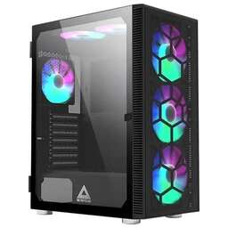 MONTECH Корпус ATX X3 Glass, Midi-Tower, без БП, черный [x3 glass bl]